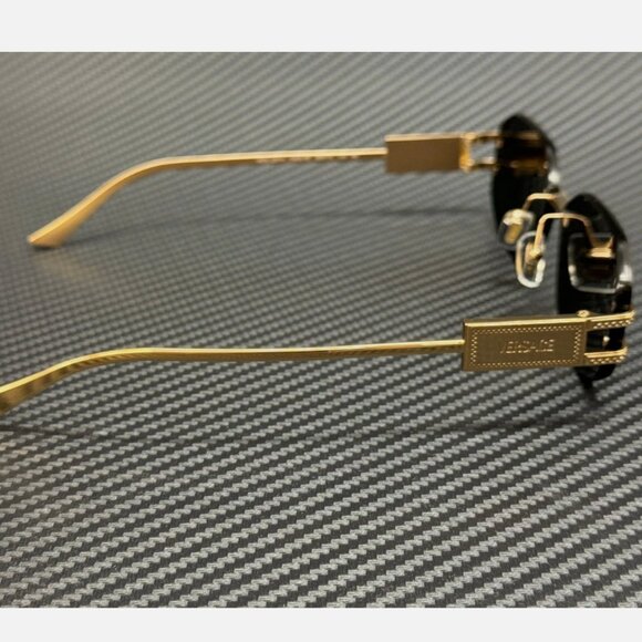 VERSACE Gold Grey Women's 58 mm Sunglasses - Picture 2 of 5